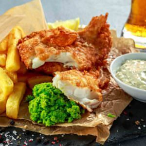Battered Hake Bundles