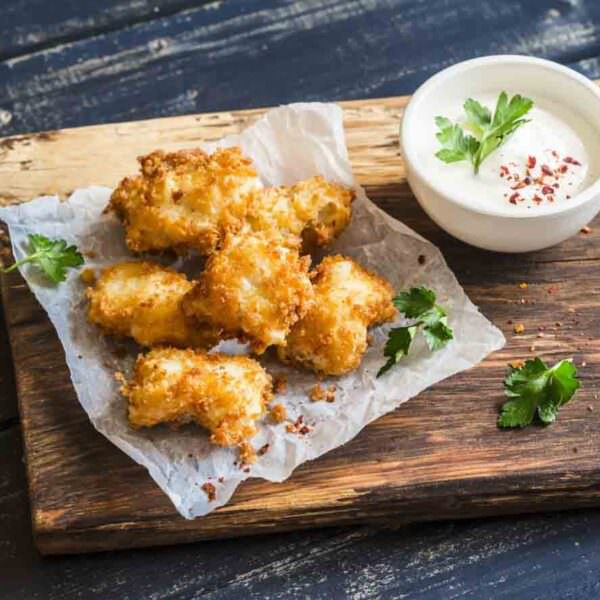 Hake nuggets