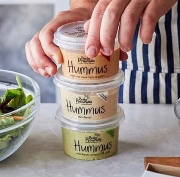 Pesto Princess Hummus