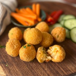 Cheesy Haddock Pops