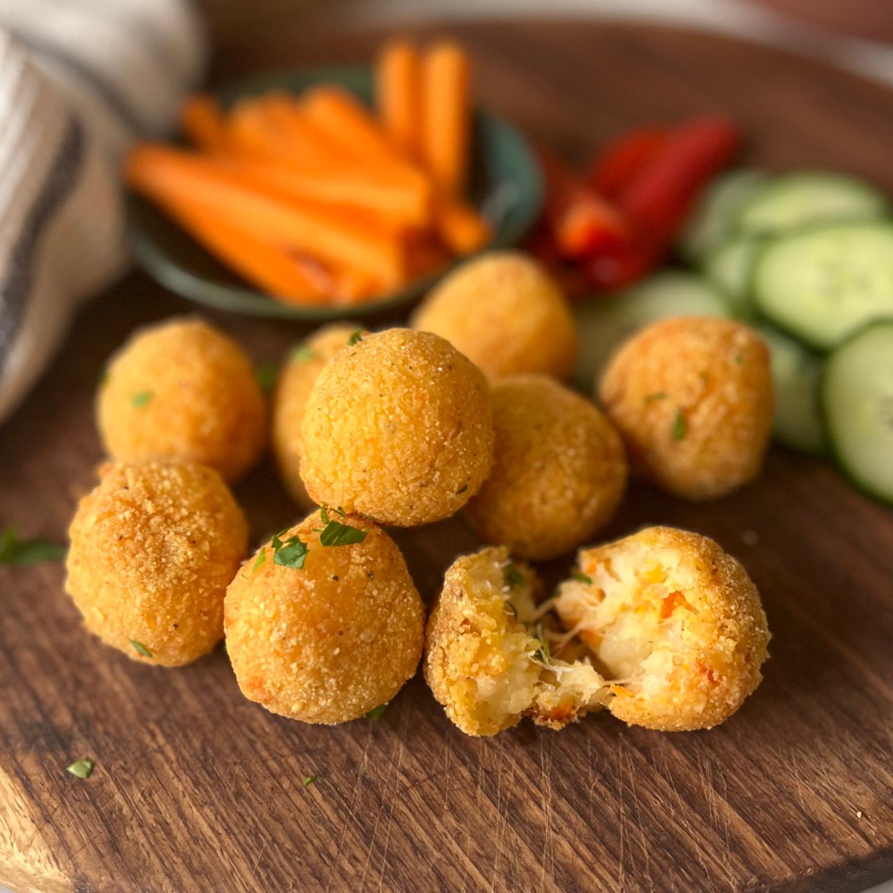 Cheesy Haddock Pops